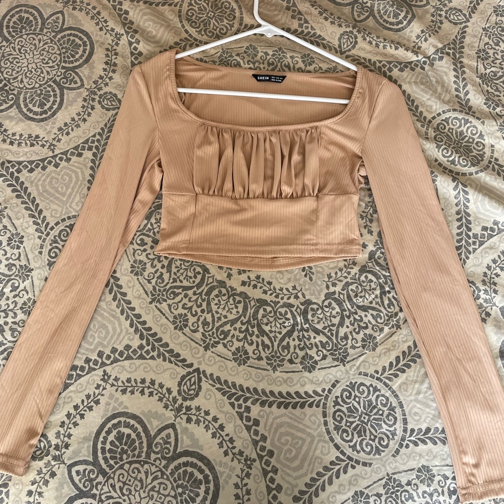 Shein Longsleeve Crop Top